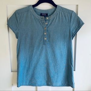 APC Chambray Popover Shirt